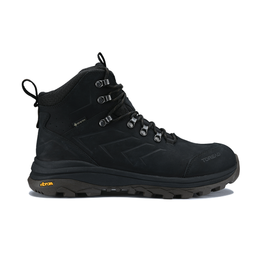 探路者 女式GORETEXVIBRAM防水登山鞋 真皮 女鞋 春秋戶外GORE防水高幫越野 TFBBAK92001-K152黑色野牛棕  TFBBAK92001-K184木棕野牛棕